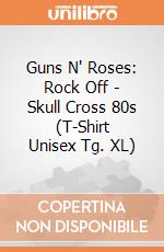 Guns N' Roses: Rock Off - Skull Cross 80s (T-Shirt Unisex Tg. XL) giochi
