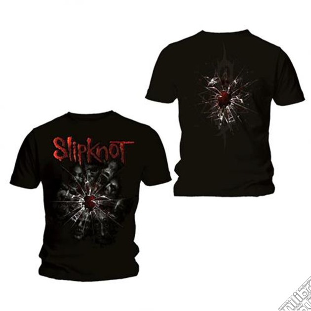 Slipknot: Back Print Shattered Black (T-Shirt Unisex Tg. 2XL) gioco