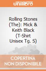 Rolling Stones (The): Mick & Keith Black (T-Shirt Unisex Tg. S) gioco