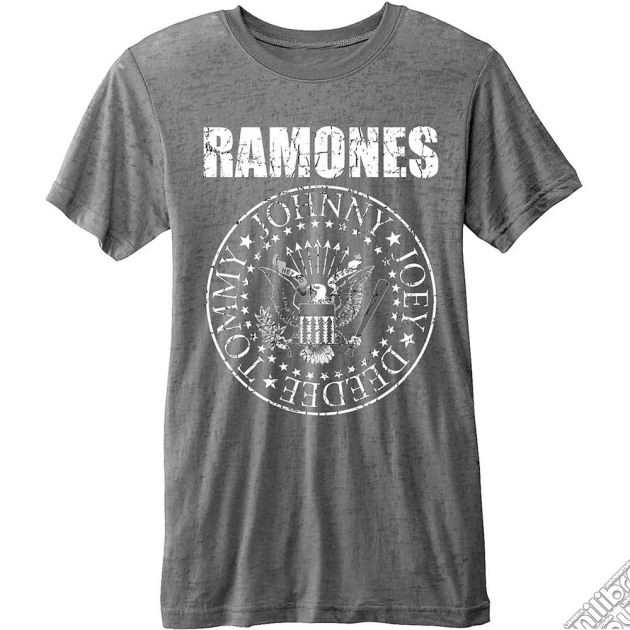 Ramones Men's Burn-out Tee: Presidential Seal (medium) -mens - Medium - Grey - Apparel Tees & Shirtsburn-out Tee - Burn-out gioco