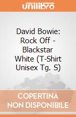 David Bowie: Rock Off - Blackstar White (T-Shirt Unisex Tg. S) giochi