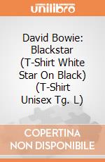 David Bowie: Blackstar (T-Shirt White Star On Black) (T-Shirt Unisex Tg. L) gioco