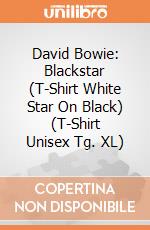 David Bowie: Blackstar (T-Shirt White Star On Black) (T-Shirt Unisex Tg. XL) gioco
