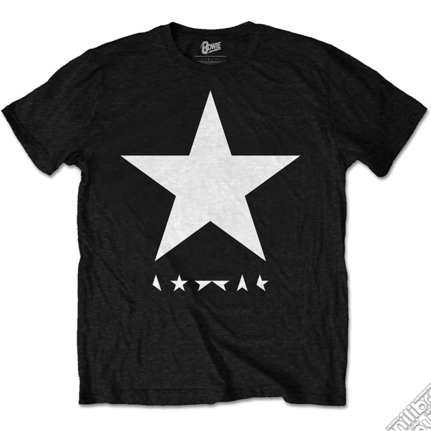 David Bowie: Blackstar (T-Shirt White Star On Black) (T-Shirt Unisex Tg. 2XL) gioco