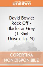 David Bowie: Rock Off - Blackstar Grey (T-Shirt Unisex Tg. M) giochi