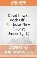 David Bowie: Rock Off - Blackstar Grey (T-Shirt Unisex Tg. L) giochi