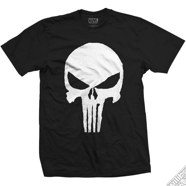 Marvel Comics - Punisher Jagged Skull (T-Shirt Unisex Tg. S) gioco di Rock Off