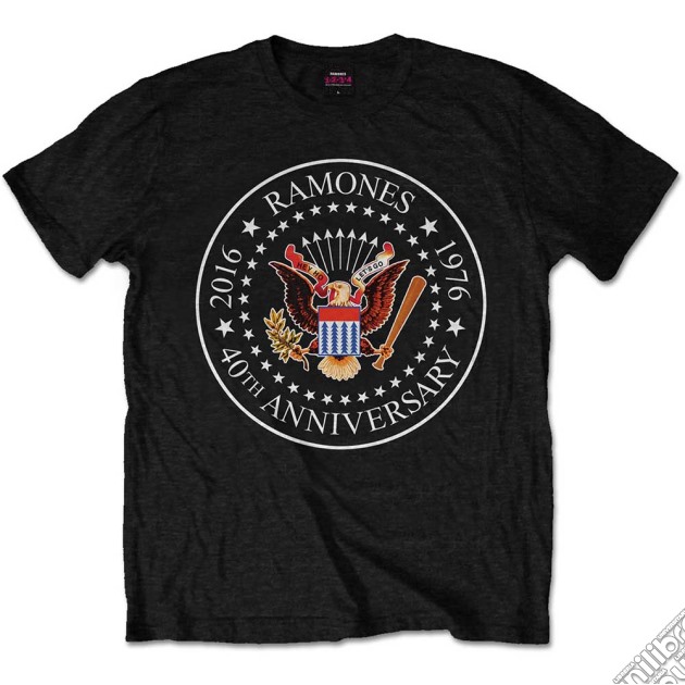 Ramones - 40th Anniversary Seal (t-shirt Unisex Tg. L) gioco