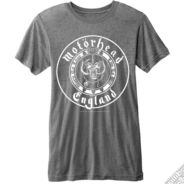 Motorhead - England With Burn Out Finishing (T-Shirt Unisex Tg. L) gioco