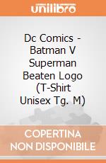 Dc Comics - Batman V Superman Beaten Logo (T-Shirt Unisex Tg. M) gioco