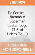 Dc Comics - Batman V Superman Beaten Logo (T-Shirt Unisex Tg. L) gioco