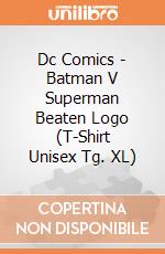 Dc Comics - Batman V Superman Beaten Logo (T-Shirt Unisex Tg. XL) gioco