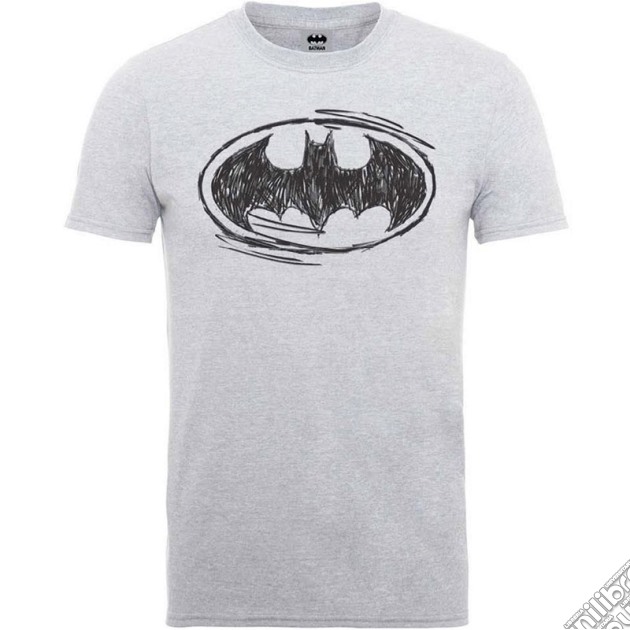 Dc Comics - Batman Sketch Logo (T-Shirt Unisex Tg. 2XL) gioco