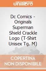 Dc Comics - Originals Superman Shield Crackle Logo (T-Shirt Unisex Tg. M) gioco