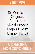 Dc Comics - Originals Superman Shield Crackle Logo (T-Shirt Unisex Tg. L) gioco