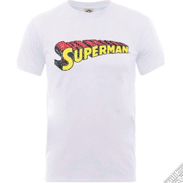 Dc Comics - Originals Superman Telescopic Crackle Logo (T-Shirt Unisex Tg. 2XL) gioco