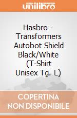 Hasbro - Transformers Autobot Shield Black/White (T-Shirt Unisex Tg. L) gioco