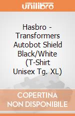 Hasbro - Transformers Autobot Shield Black/White (T-Shirt Unisex Tg. XL) gioco
