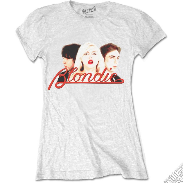 Blondie - P Lines Halftone (T-Shirt Donna Tg. S) gioco di Rock Off