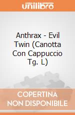 Anthrax - Evil Twin (Canotta Con Cappuccio Tg. L) gioco di Rock Off