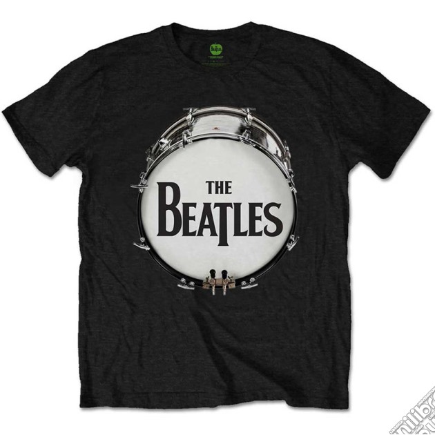 Beatles (The): Original Drum Skin Black (T-Shirt Unisex Tg. 2XL) gioco