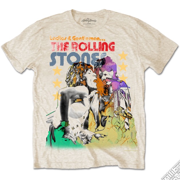 Rolling Stones (The): Mick & Keith Watercolour Stars (T-Shirt Unisex Tg. L) gioco