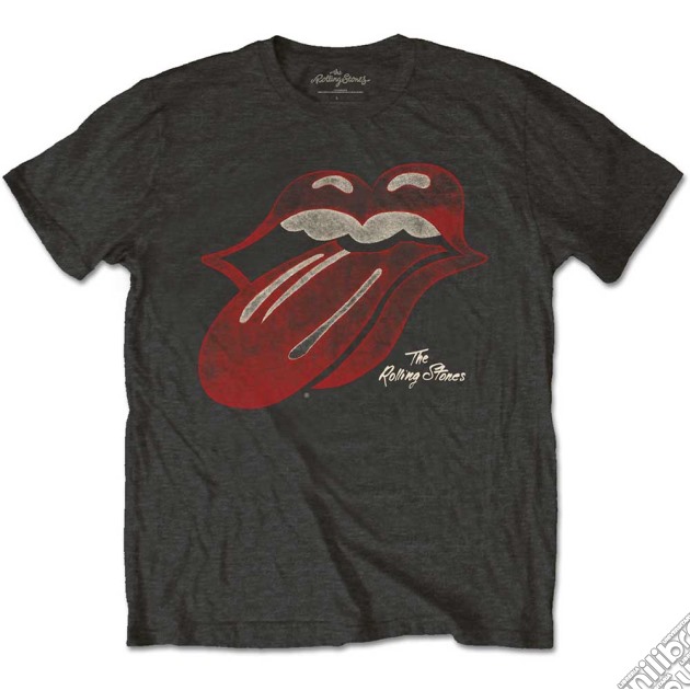 Rolling Stones (The): Vintage Tongue Logo (T-Shirt Unisex Tg. L) gioco