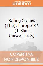 Rolling Stones (The): Europe 82 (T-Shirt Unisex Tg. S) gioco