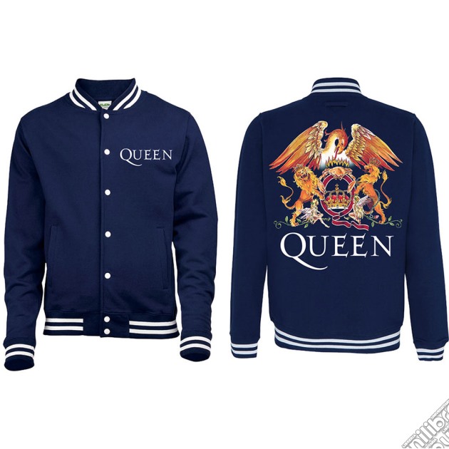 Queen - Crest (giacca College Unisex Tg. M) gioco