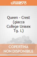 Queen - Crest (giacca College Unisex Tg. L) gioco