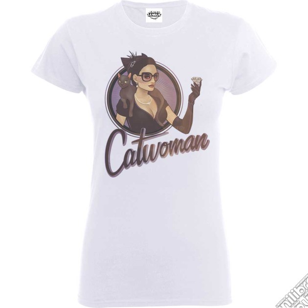 Dc Comics - Justice League Bombshell Catwoman Badge (t-shirt Donna Tg. S) gioco