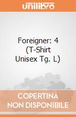 Foreigner: 4 (T-Shirt Unisex Tg. L) gioco di Rock Off