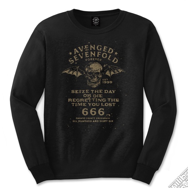 Avenged Sevenfold: Seize The Day (T-Shirt Manica Lunga Unisex Tg. 2XL) gioco di Rock Off
