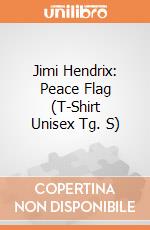 Jimi Hendrix: Peace Flag (T-Shirt Unisex Tg. S) gioco