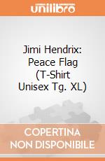 Jimi Hendrix: Peace Flag (T-Shirt Unisex Tg. XL) gioco