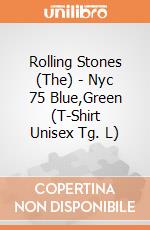 Rolling Stones (The) - Nyc 75 Blue,Green (T-Shirt Unisex Tg. L) gioco