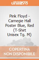 Pink Floyd - Carnegie Hall Poster Blue, Red (T-Shirt Unisex Tg. M) gioco