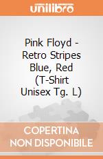 Pink Floyd - Retro Stripes Blue, Red (T-Shirt Unisex Tg. L) gioco