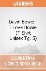 David Bowie - I Love Bowie (T-Shirt Unisex Tg. S) gioco