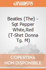Beatles (The) - Sgt Pepper White,Red (T-Shirt Donna Tg. M) gioco