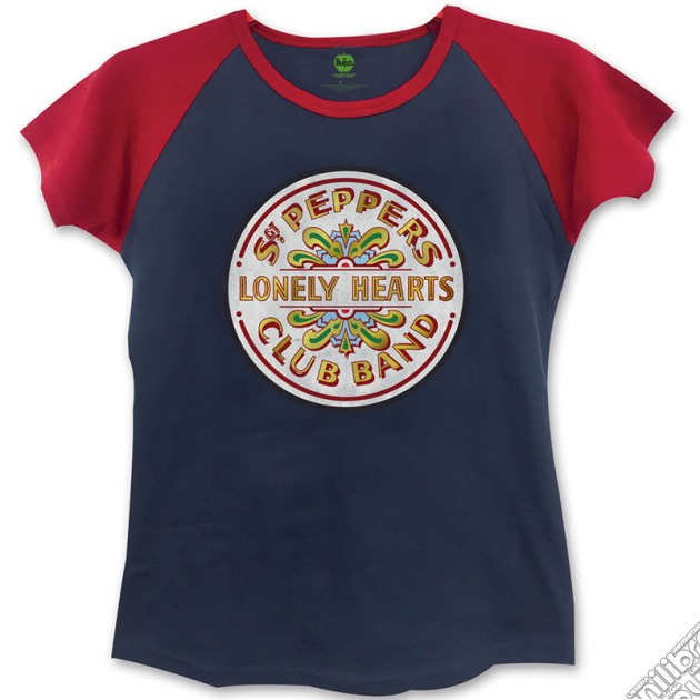 Beatles (The) - Sgt Pepper Blue,Red (T-Shirt Donna Tg. L) gioco