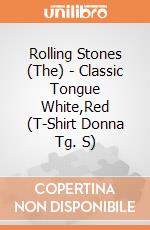 Rolling Stones (The) - Classic Tongue White,Red (T-Shirt Donna Tg. S) gioco