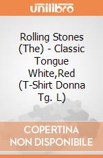 Rolling Stones (The) - Classic Tongue White,Red (T-Shirt Donna Tg. L) gioco