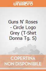 Guns N' Roses - Circle Logo Grey (T-Shirt Donna Tg. S) gioco