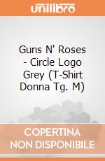 Guns N' Roses - Circle Logo Grey (T-Shirt Donna Tg. M) gioco
