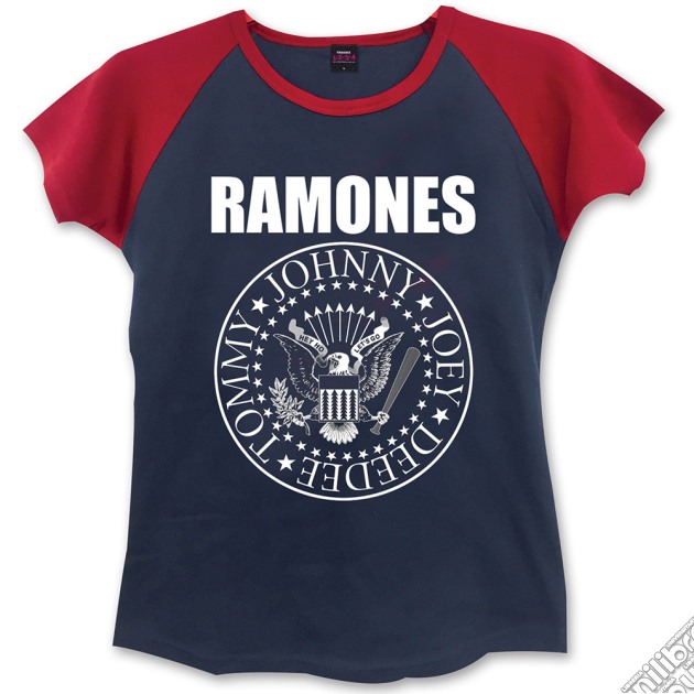 Ramones - Presidential Seal Blue,Red (T-Shirt Donna Tg. S) gioco