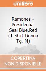 Ramones - Presidential Seal Blue,Red (T-Shirt Donna Tg. M) gioco