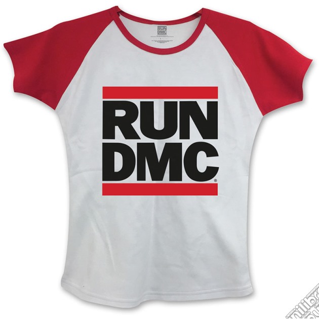 Run Dmc - Logo White,Red (T-Shirt Donna Tg. S) gioco
