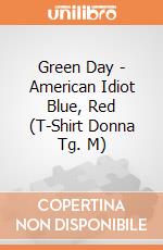 Green Day - American Idiot Blue, Red (T-Shirt Donna Tg. M) gioco