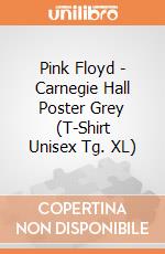 Pink Floyd - Carnegie Hall Poster Grey (T-Shirt Unisex Tg. XL) gioco